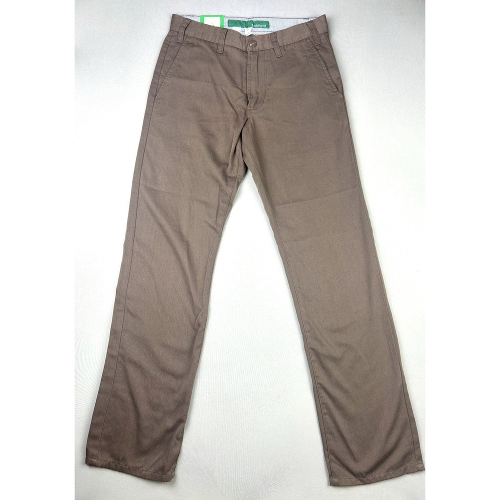 Toddland Men's 28 Brown Slim Guy‎ Fit Lightweight Dress Pants NEW NWT